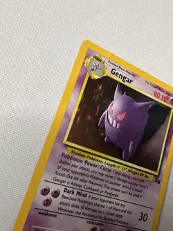 Pokemon Gengar 5/62 Fossil Holo Rare 80 HP 1999 Wizards of the Coast Card - Image 2