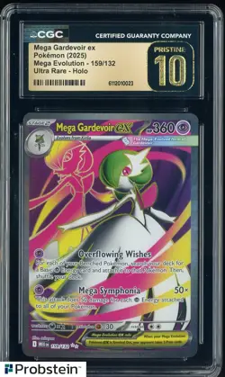 2025 Pokemon Mega Evolution159/132 Gardevoir ex Ultra Rare Holo CGC 10 PRISTINE - Image 1
