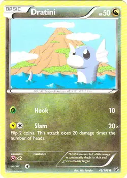 4x NM-Mint Dratini - 49/108 - Common Pokemon Roaring Skies - Image 1