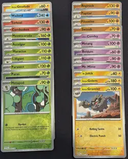 Pokemon TCG Journey Together Reverse Holo Lot 47 Cards 46 Unique SV09 Near Mint - Image 1