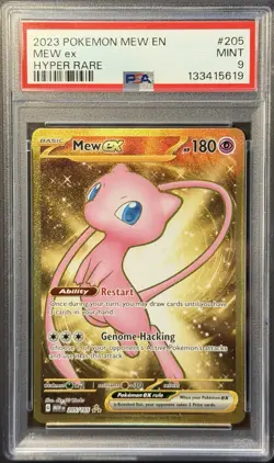 Pokemon Mew Ex 205/165 Sv: Scarlet & Violet 151 Holo - PSA 9 - Image 2