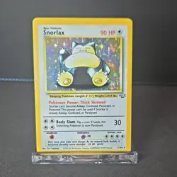 Pokemon Snorlax 11/64 Jungle Holo Rare WOTC 1999 BasicUnlimited vintage - Image 1