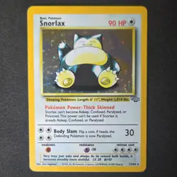 Pokemon Snorlax 11/64 Jungle Holo Rare WOTC 1999 BasicUnlimited vintage - Image 3