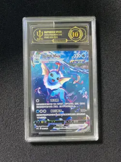 2024 Pokemon TCG S-Chinese CSHC Vaporeon VMAX 006/009 APH 10 FK84 - Image 1