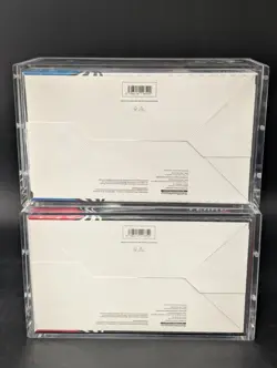 2x Pokemon Black Bolt White Flare Sealed Booster Bundle Display Case W/Acrylic - Image 2