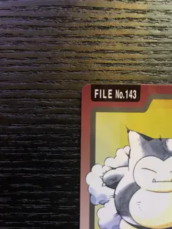 (LP) Pokemon Carddass No.143 Snorlax Japanese Nintendo BANDAI 1997 - Image 2