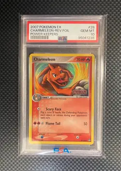 Pokemon Charmeleon Power Keepers Reverse Foil PSA 10 - Image 2