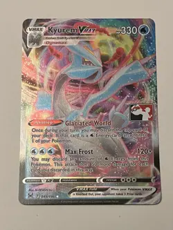 049/196 Kyurem VMAX Prize Pack Pokemon TCG League Play Stamped Lost Origin NM - Image 1