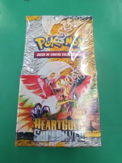 Pokemon HeartGold SoulSilver Booster Box Spanish sealed 18 packs - Image 1