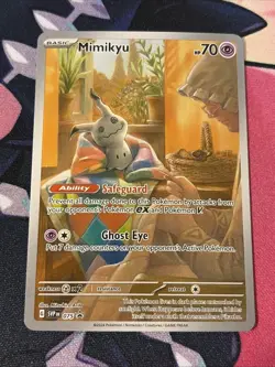 Pokemon TCG Mimikyu SVP 075 Paldean Fates Black Star Promo NM - Image 1