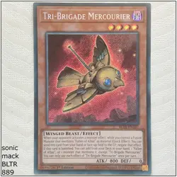 Tri-Brigade Mercourier - BLTR-EN107 -Secret Rare 1st Edition Yugioh - Image 1