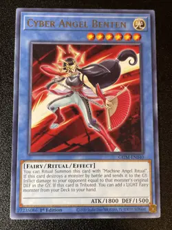 Yugioh Cyber Angel Benten GEIM-EN040 1st Edition Rare - Image 1