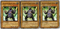 Yugioh- 3X Gladiator Beast Andal - Common - Unlimited - PTDN-EN001 - Near Mint - Image 1