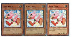Yugioh- 3X Sonic Chick - Common - Unlimited - 5DS1-EN010 - Light Play - Image 1