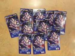 One Piece OP14 The Azure Sea’s Seven Sleeved Booster Pack Lot Of 10 - In Hand - Image 1