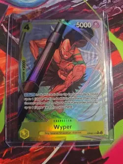 One Piece Card Game Wyper (Parallel) Alt Art OP08-110 NM English - Image 1