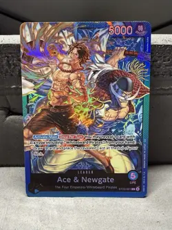 One Piece Card Game Ace Beard ST22-001 Preconstructed Blue Leader Deck - Image 1