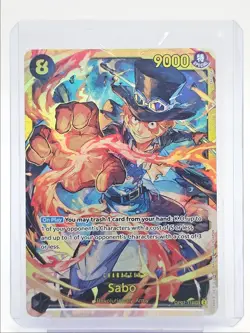 SABO 2024 ONE PIECE 500 YEARS IN THE FUTURE SECRET RARE #OP07-118 Q5600 - Image 1
