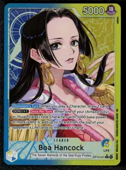 Boa Hancock - OP14-041 Alternate Art OP14-041 The Azure Sea's Seven Foil English - Image 1