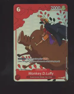 One Piece English P-001 Monkey D Luffy Gift Collection 2023 Promo - Image 1