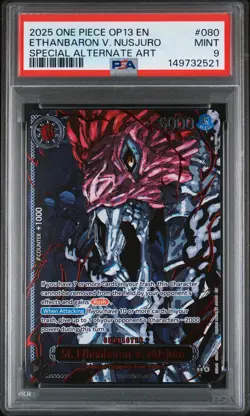 2025 ONE PIECE CARRYING ON HIS WILL SPECIAL AA ST. ETHANBARON V. NUSJURO PSA 9 - Image 1