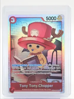 TONY TONY CHOPPER 2024 ONE PIECE TWO LEGENDS SUPER RARE #OP08-007 Q5600 - Image 1