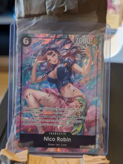 Nico Robin (Alt Art) OP12-087 SR Legacy of the Master ONE PIECE TCG English - Image 1