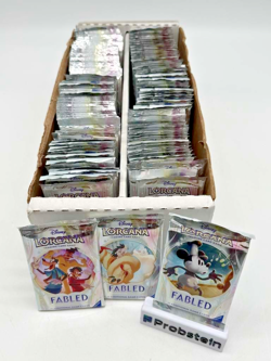 Lot of (155) Disney Lorcana Trading Card Game Fabled Booster Packs SEALED - Image 1