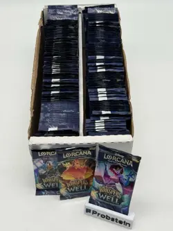Lot of (159) Disney Lorcana TCG Whispers In The Well Booster Packs SEALED - Image 1