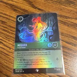 Disney Lorcana Megara-Secret Keeper Character Foil 213/204 Epic - Image 3