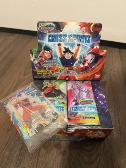 Dragon Ball Super Card Game Cross Spirits Booster Box w/ Box Topper - Open - Image 1