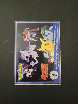 LP Charizard #6 Pokemon Burger King 1999 PokeTrivia Movie Card Perforated - Image 2
