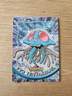 Tentacruel #73 Topps TV Animation Edition Blue Label Pokemon Card (MP/HP) - Image 1