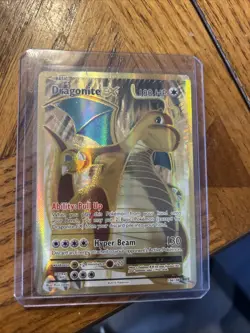 Pokemon TCG Dragonite EX Full Art Ultra Rare Holo Card 106/108 Evolutions - Image 1