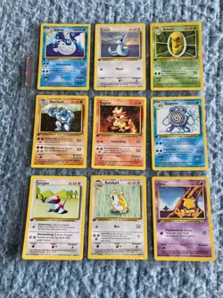 44 Different 1st Edition German Base Set Pokemon Cards- LP- - Image 2