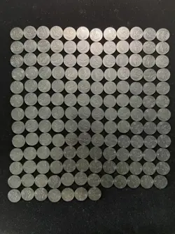 2025 Pokemon TCG Trading Card Game Metal Coin Full Set 1-151 Lot*151 #3 AM11 - Image 2