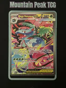 NM Mega Venusaur ex 177/132 SIR - Mega Evolution - Pokemon Card - Image 1