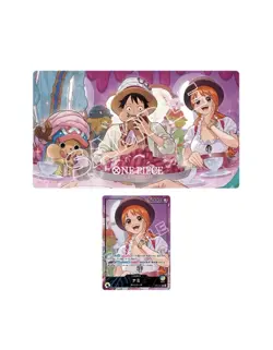 PSL ONE PIECE Card Game Official Playmat & Card Set Whole Cake Island Arc Nami - Image 1