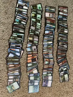 Magic The Gathering 300 Card Lot, Mu Yanling Celestial Wind Plainswalker Deck. - Image 1