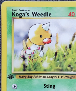 1st Edition Koga's Weedle - Gym Challenge - #82/132 - Vintage Pokemon Card 2000 - Image 2