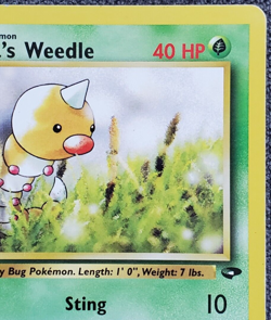 1st Edition Koga's Weedle - Gym Challenge - #82/132 - Vintage Pokemon Card 2000 - Image 3