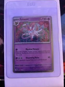 Sylveon SVP 172- Scarlet & Violet Black Star Promo Cosmos Holo Pokemon Card TCG - Image 2