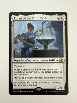 Loran of the Third Path MTG Magic the Gathering Card NM Near Mint BRO - Image 1