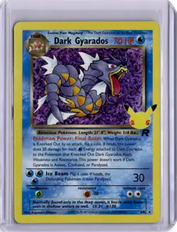 Dark Gyarados Celebrations 25th Anniversary 8/82 Pokemon Card Holo 2021 - Image 1