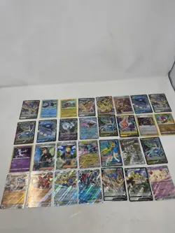 Pokemon Crown Zenith Ultra Rare Lot (25+) V EX GG Full Art Radiant Zoroark Cards - Image 1