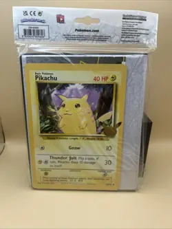 Pokemon FIRST PARTNER Collector's BINDER (w/Pikachu JUMBO Card) Factory Sealed 820650809606 - Image 2