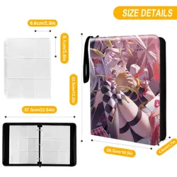 Trading Card Binder, Fits 900 Cards Collector Album Holder, with 40 Removable... - Image 2