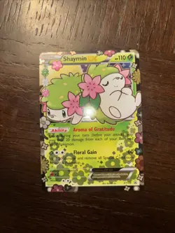 Shaymin Pokemon TCG XY Roaring Skies Full Art Card XY148 Promo Holo Rare - Image 1