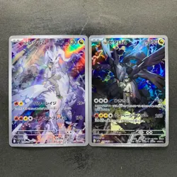NM 2 card N's Reshiram AR 109/100 N's Zekrom AR 210/193 Pokemon 1720 - Image 1
