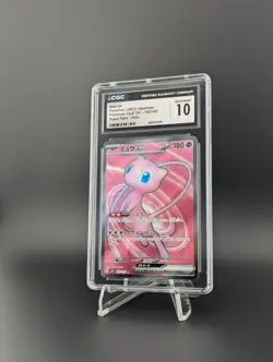 CGC 10 Mew ex 195/165 Japanese Pokemon Card 151 Super Rare Holo Gem Mint Cert - Image 4